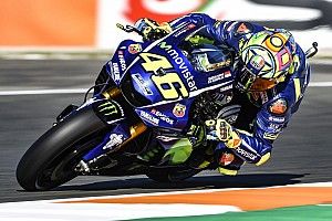 Rossi se vio afectado por el bajo agarre del circuito 