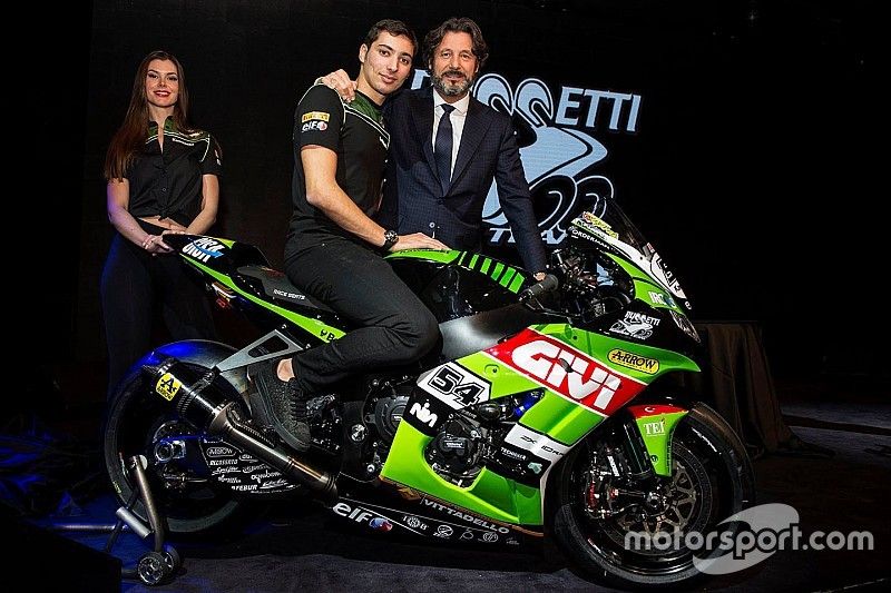 El Kawasaki Puccetti Racing del WorldSBK se presenta en Italia
