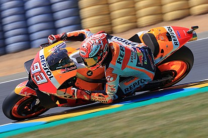 MotoGP Le Mans: Isınma turlarında Marquez lider