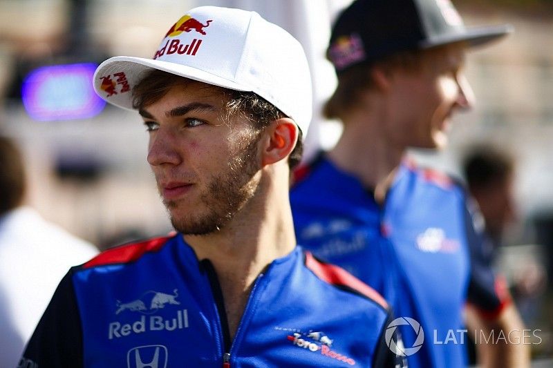 Pierre Gasly, Toro Rosso, et Brendon Hartley, Toro Rosso