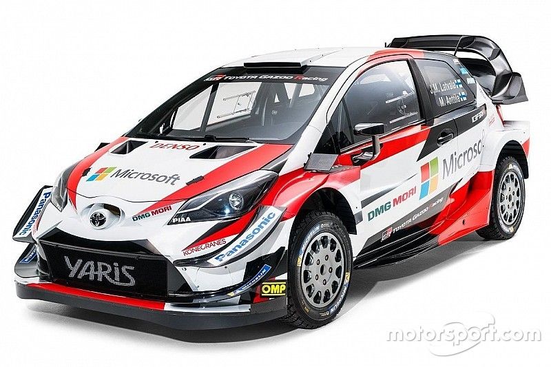 Toyota ha presentato la Yaris WRC 2018 con le novità aerodinamiche