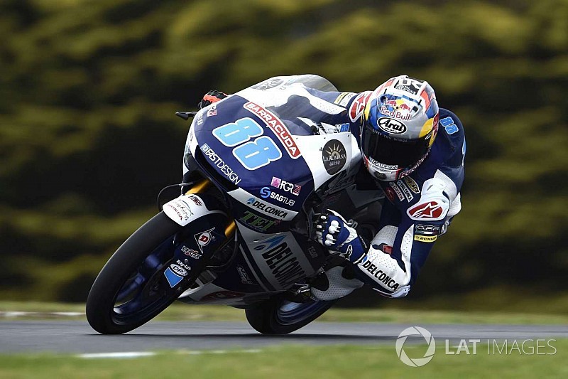 Moto3豪州予選:終盤に降雨。マルティンが今季8回目のPP。鈴木10番手