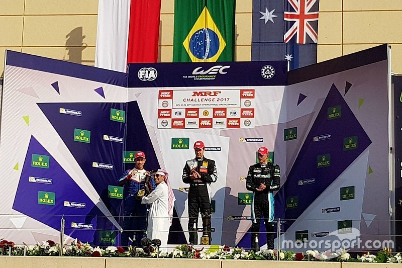 MRF Bahrain: Presley Martono kibarkan merah putih di podium Race 1