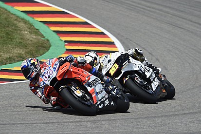 Dovizioso's two-corner German GP strategy failed
