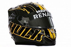 Fotogallery: Hulkenberg presenta il nuovo casco per la F.1 2018