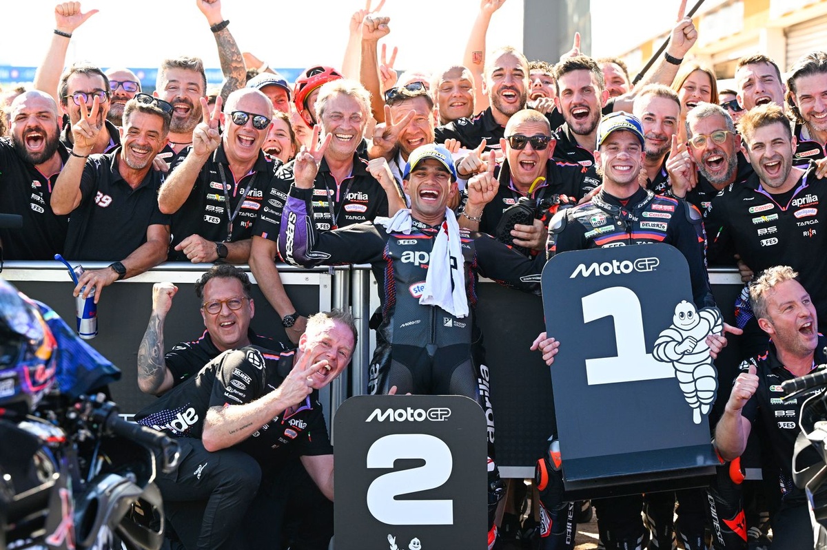 MotoGP: Aprilia agora tem tudo para disputar o título com a Ducati?