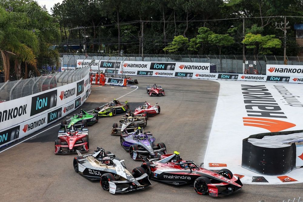 Nyck De Vries, Mahindra Racing, Mitch Evans, Jaguar TCS Racing