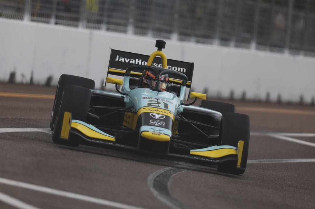 Nikita Johnson rolls to Indy NXT victory in St. Petersburg