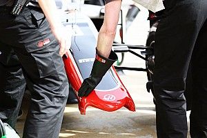 Haas ships strengthened front wing to Barcelona after failure