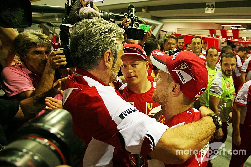 Raikkonen: Arrivabene, Ferrari'nin şampiyon olabilmesi için en doğru adam