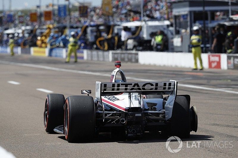 Reifenschaden: Josef Newgarden, Team Penske Chevrolet