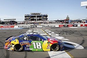 Kyle Busch vince anche a Pocono dopo una grande rimonta. Secondo posto per Daniel Suarez