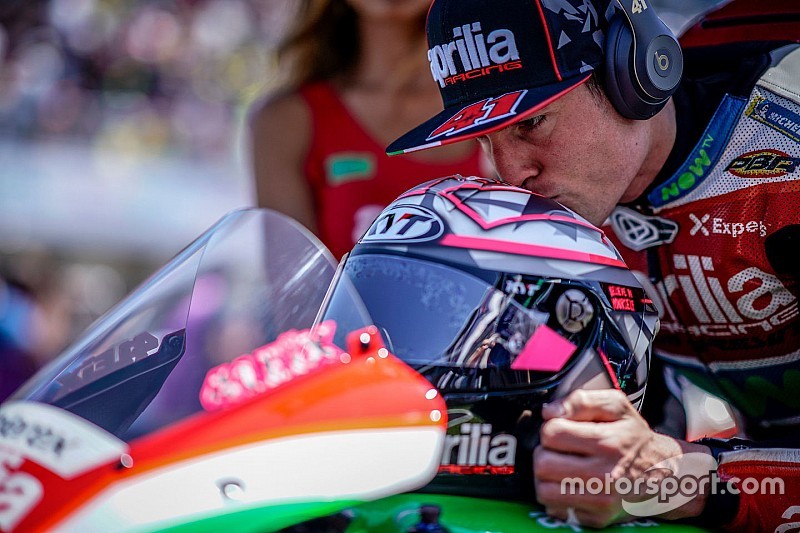 Espargaró veut retrouver sa compétitivité et voir l'Aprilia progresser