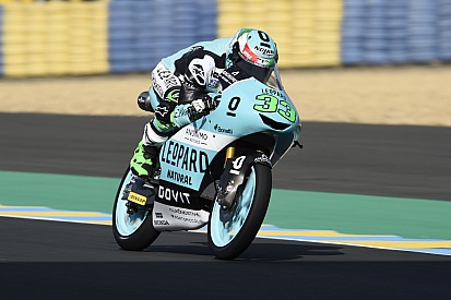 Moto3 Le Mans: Bastianini rapste in frisse warm-up