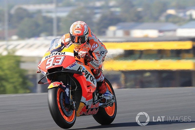 Márquez se mostró sorprendido por su buen viernes en Francia