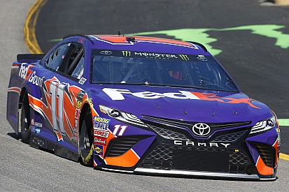 Denny Hamlin on third-place run: "We got close there"