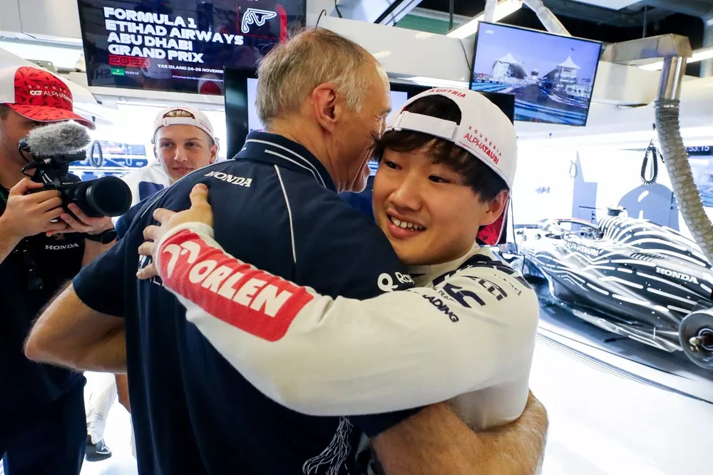 Franz Tost, Team Principal, Scuderia AlphaTauri, Yuki Tsunoda, AlphaTauri