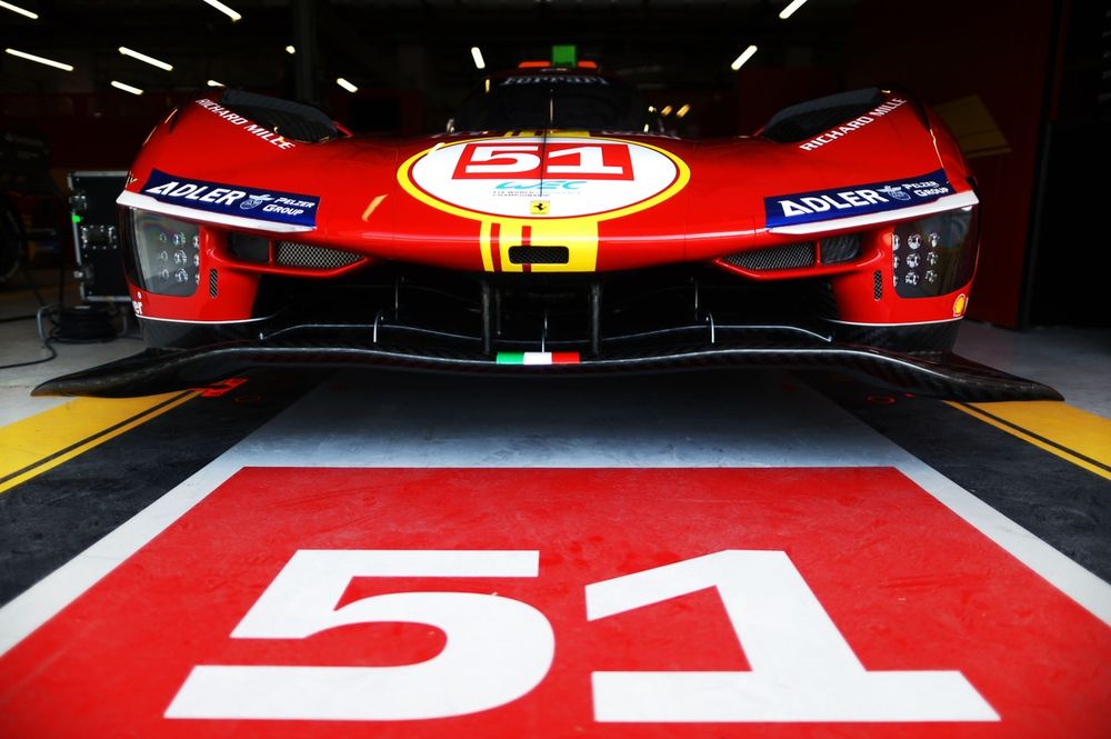 #51 FERRARI AF CORSE Ferrari 499P Hypercar of Alessandro Pier Guidi, James Calado and Antonio Giovinazzi