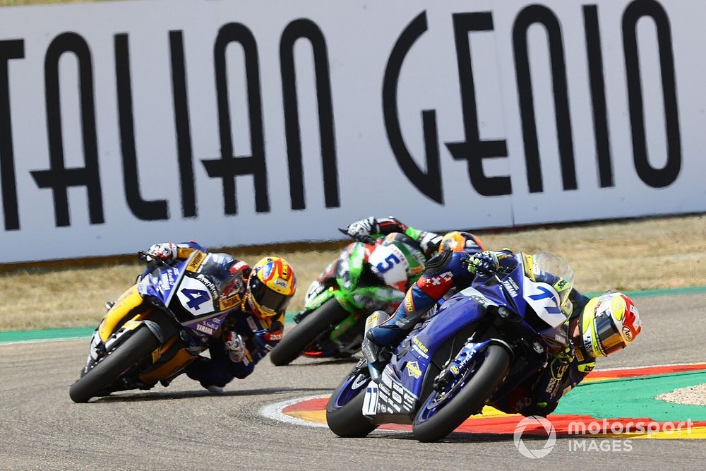 Aragon Supersport: İkinci yarışta zafer Odendaal'ın oldu, Cluzel son sıradan podyuma çıktı