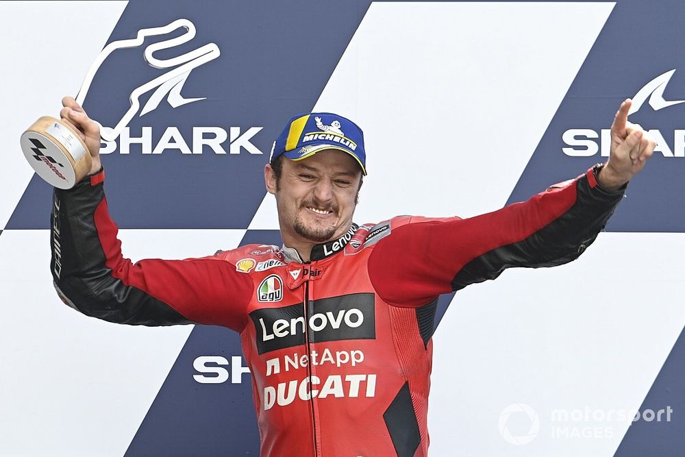 Le vainqueur Jack Miller, Ducati Team