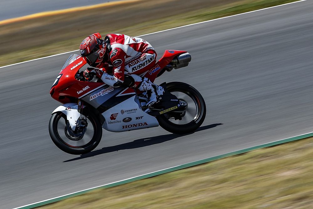 Mario Aji Puncaki FP2 CEV Moto3 Aragon