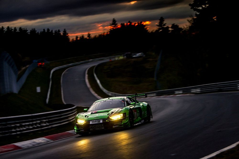 #11 Phoenix Racing Audi R8 LMS GT3: Michele Beretta, Frank Stippler,  Nicki Thiim, Kim Luis Schramm