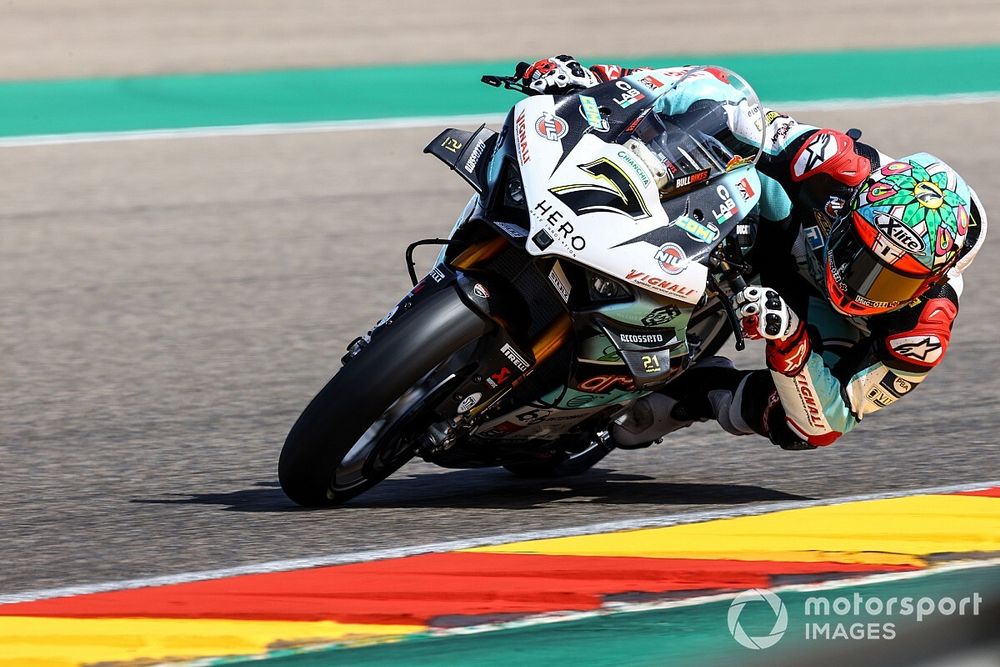 SBK, Aragon, Libere 2: Davies comanda su Rea, Redding terzo