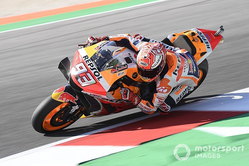 EL4 - Chute et meilleur temps pour Marc Márquez