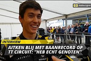Aitken blij met baanrecord in Assen: "Heb genoten van de ronde"