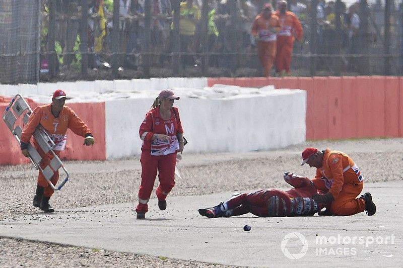 Dovizioso fue hospitalizado tras perder brevemente la memoria