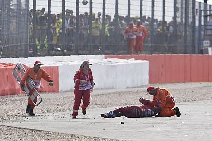 Dovizioso in ospedale a Coventry per accertamenti