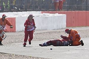 À l'hôpital et sonné, Dovizioso a brièvement perdu la mémoire