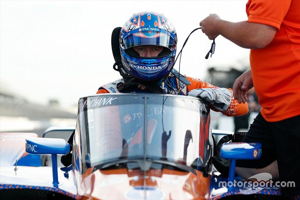 Scott Dixon, Chip Ganassi Racing Honda avec l'Aeroscreen
