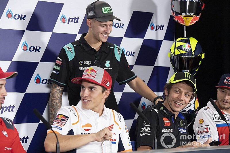 Quartararo: "Correr con Rossi y ver su telemetría es un sueño"