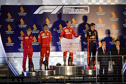 Singapur GP: Podyuma çıkan pilotların ilk açıklamaları