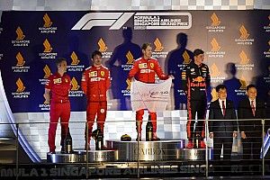 Singapur GP: Podyuma çıkan pilotların ilk açıklamaları