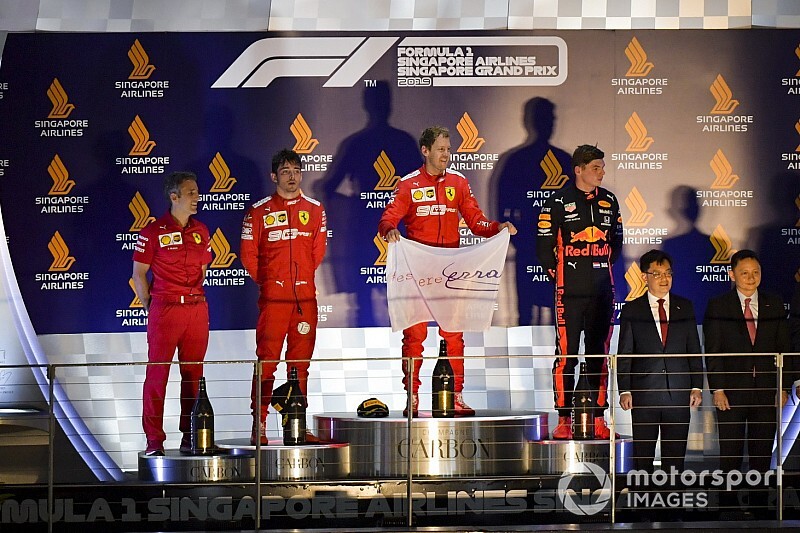 Singapur GP: Podyuma çıkan pilotların ilk açıklamaları