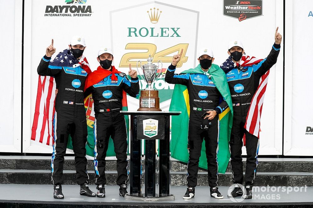 デイトナ24時間:ウェイン・テイラー・レーシング3連覇! 小林可夢偉組は4.7秒差2位