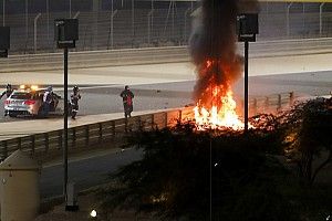 Grosjean, korkunç kazadan kurtuldu!