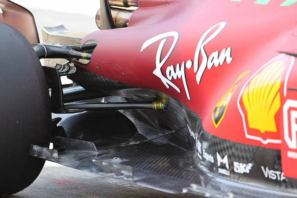 Ferrari SF21 suspension detail