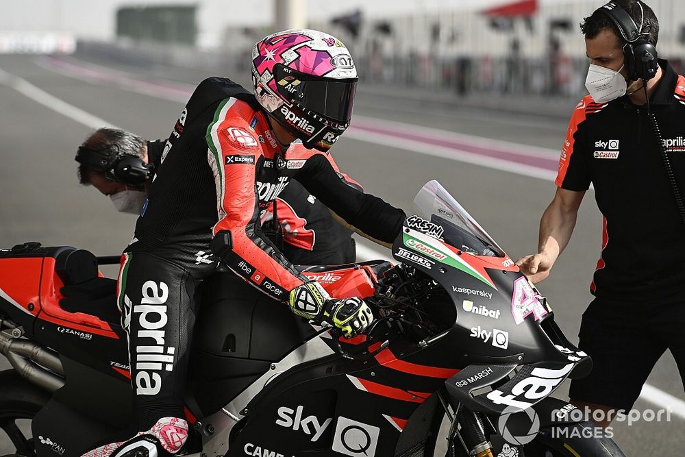 Aleix Espargaró: “Espero que Aprilia tenga motos satélite y sean para Gresini”