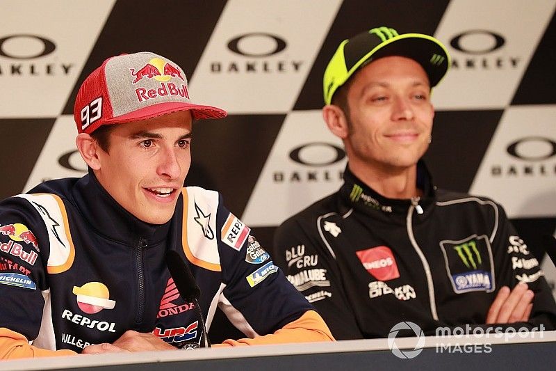 Rossi: "¿Márquez resfriado? Pensaba que era un mutante y nunca le pasa nada"