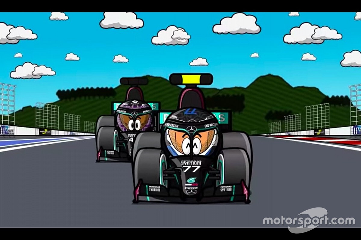 VIDEO: MiniDrivers estrenan la canción de Hamilton después de Rusia