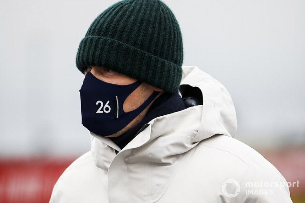 Pierre Gasly, AlphaTauri walks the track