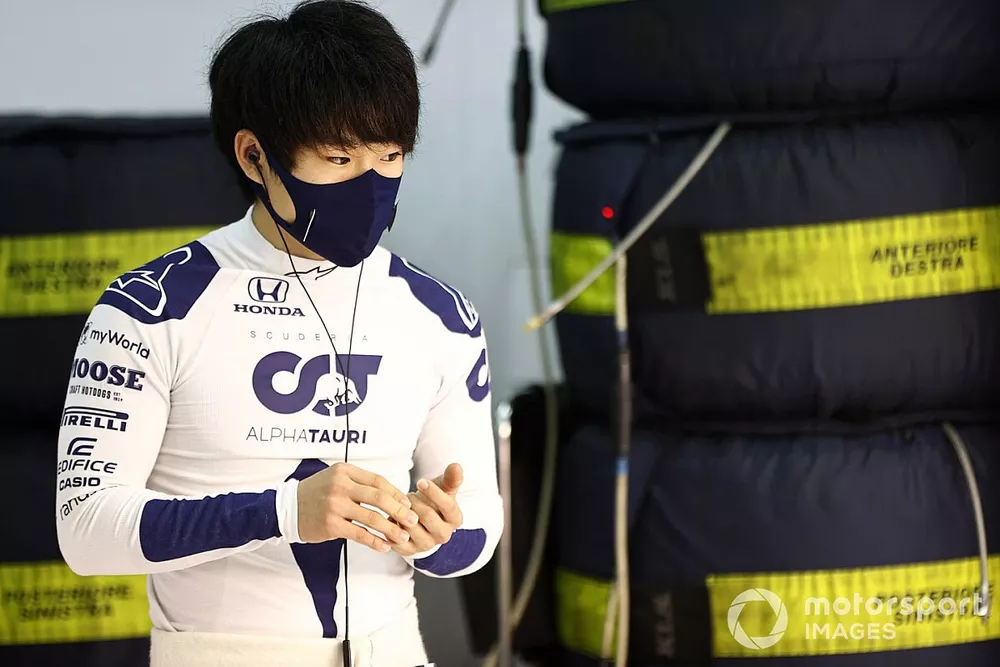 Yuki Tsunoda, Honda Formula Dream Project in the garage