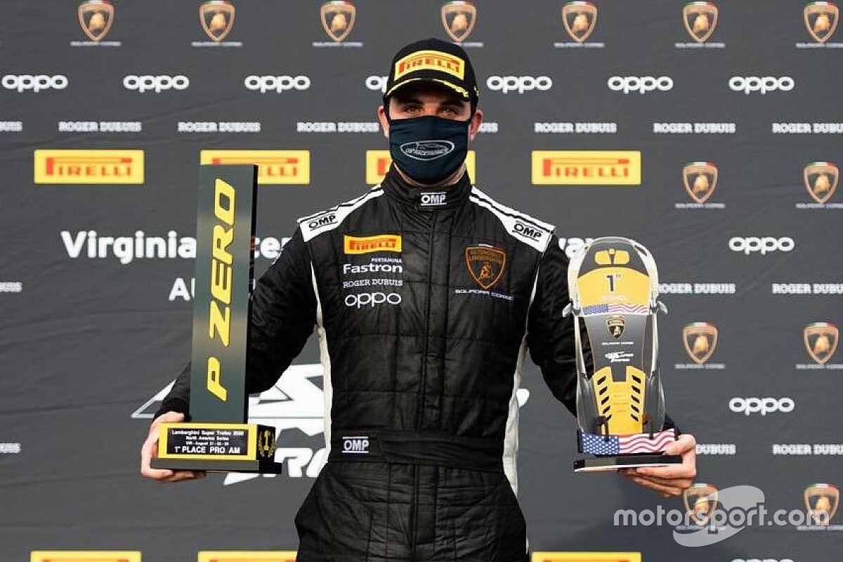 Leo Lamelas vence no Lamborghini Super Trofeo após conquistar duas poles na Virgínia