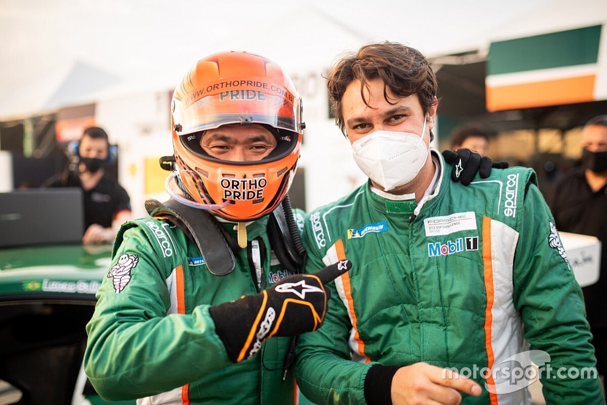 Porsche Cup: Rafael Suzuki e Lucas Salles cravam pole da categoria GT3 Cup no Velocitta