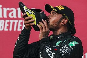 Hamilton, Ricciardo y el 'nunca digas nunca' del 'shoey'