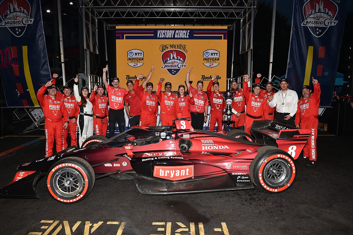 インディカー第11戦ナッシュビル：序盤クラッシュのエリクソンが優勝の