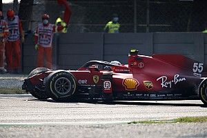 VIDEO: El fuerte accidente de Sainz en Monza